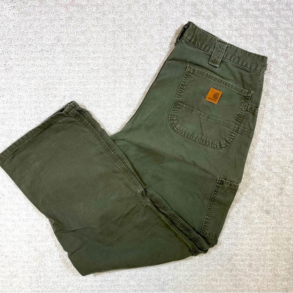 Carhartt B151 DOL Pants Olive Work Pants Mens 36X32